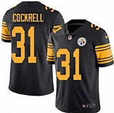 Nike Men & Women & Youth Steelers 31 Ross Cockrell Black Color Rush Limited Jersey,baseball caps,new era cap wholesale,wholesale hats